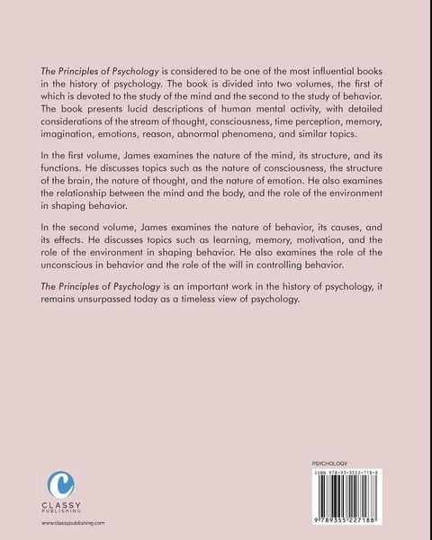 Produktbild: The Principles of Psychology