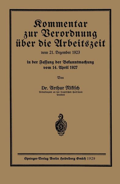 Produktbild: Kommentar zur Verordnung &uuml;ber die Arbeitszeit