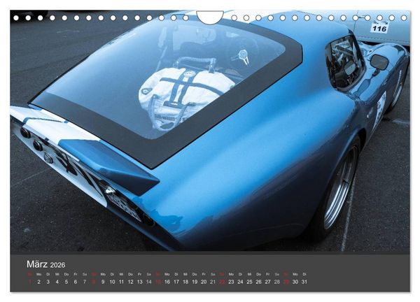 Produktbild: Youngtimer Racing Cars (Wandkalender 2026 DIN A4 quer), CALVENDO Monatskalender
