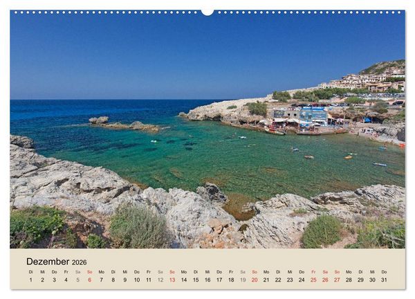 Produktbild: Mallorca - Traumhafte Balearen Insel (Wandkalender 2026 DIN A2 quer), CALVENDO Monatskalender