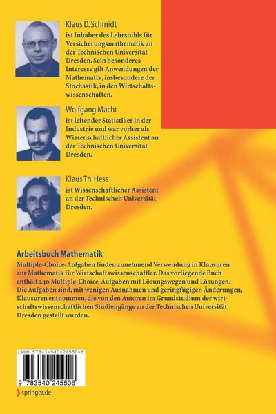 Produktbild: Arbeitsbuch Mathematik