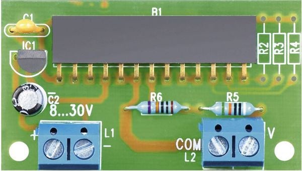 Produktbild: VOLTCRAFT RE395D Passender Messbereichsadapter f&uuml;r Panel-Meter 70004 Passend f&uuml;r (Details) LCD Panelmeter 70004, 12 15 41
