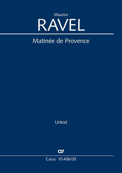 Produktbild: Matin&eacute;e de Provence (Klavierauszug)
