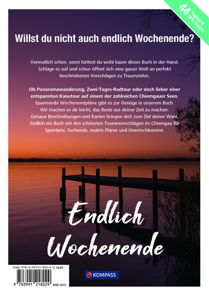 Produktbild: KOMPASS Endlich Wochenende - Chiemgau