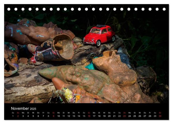 Produktbild: Mit der Knutschkugel auf Reisen (Tischkalender 2025 DIN A5 quer), CALVENDO Monatskalender