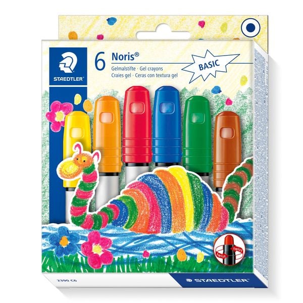 STAEDTLER Gelmalstifte Noris Basisfarben 6er Set