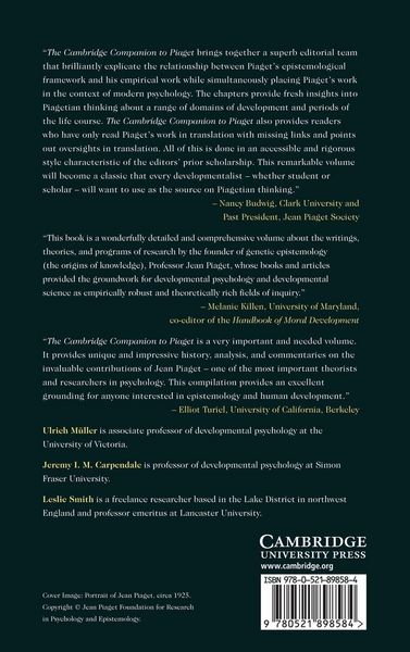Produktbild: The Cambridge Companion to Piaget