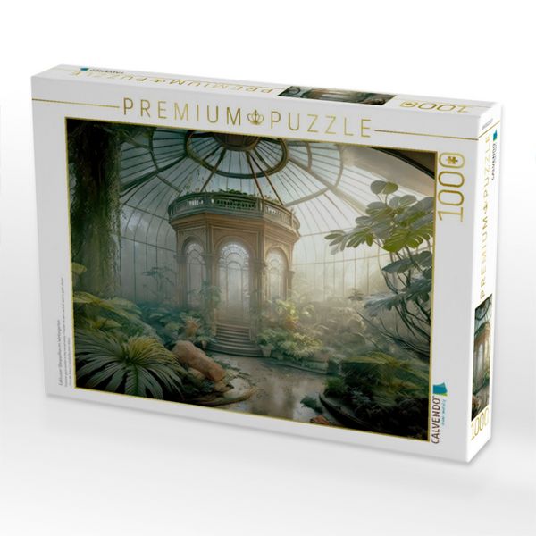 Produktbild: CALVENDO Puzzle Exklusiver Glaspavillon im Wintergarten | 1000 Teile Lege-Gr&ouml;&szlig;e 64x48cm Foto-Puzzle f&uuml;r gl&uuml;ckliche Stunden