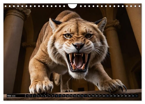 Produktbild: Tier K&ouml;nigreich (Wandkalender 2026 DIN A4 quer), CALVENDO Monatskalender