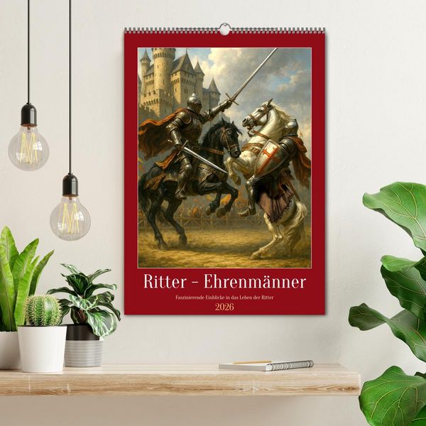 Produktbild: Ritter - Ehrenm&auml;nner (Wandkalender 2026 DIN A2 hoch), CALVENDO Monatskalender