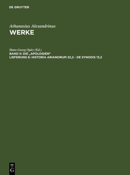 Produktbild: Historia Arianorum 32,2 - De synodis 13,2