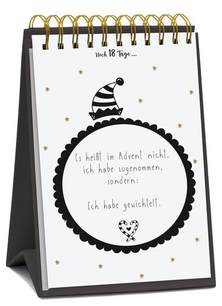 Produktbild: Tisch-Adventskalender &raquo;Visual Words&laquo;