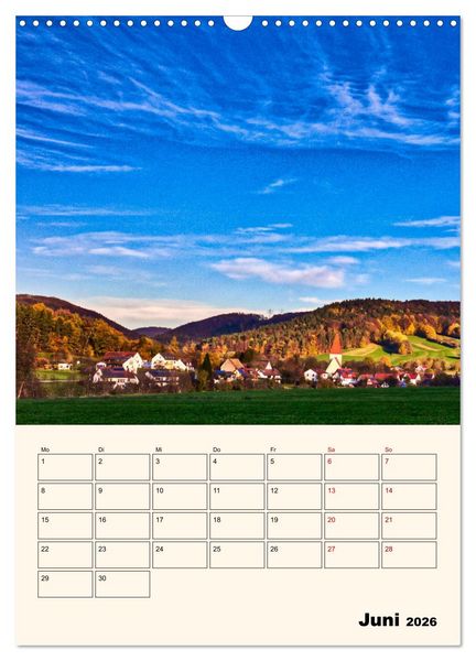 Produktbild: Deutschland. Deutsche Lande, vielf&auml;ltig und bunt (Wandkalender 2026 DIN A3 hoch), CALVENDO Monatskalender
