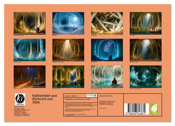 Produktbild: Kathedralen aus Ehrfurcht und Stille (Wandkalender 2026 DIN A4 quer), CALVENDO Monatskalender