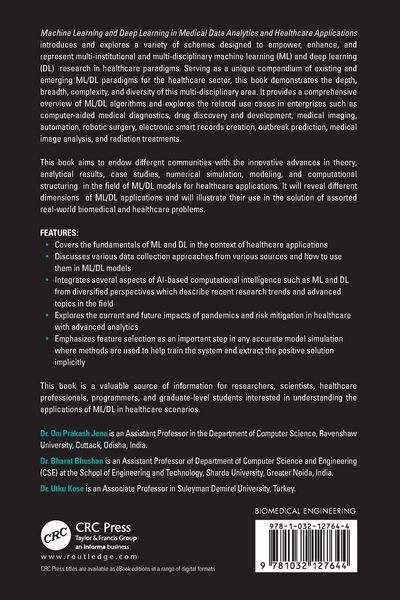 Produktbild: Machine Learning and Deep Learning in Medical Data Analytics and Healthcare Applications