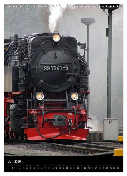Produktbild: Die Brockenbahn (Wandkalender 2026 DIN A3 hoch), CALVENDO Monatskalender