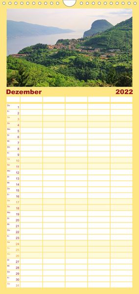 Produktbild: Familienplaner Gardasee (Wandkalender 2022 , 21 cm x 45 cm, hoch)