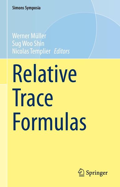 Produktbild: Relative Trace Formulas