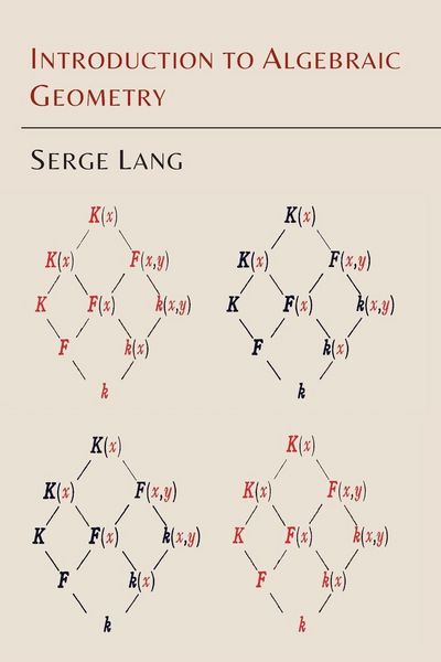 Produktbild: Introduction to Algebraic Geometry