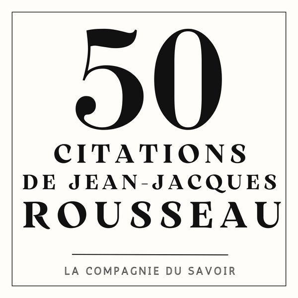 Produktbild: 50 citations de Rousseau