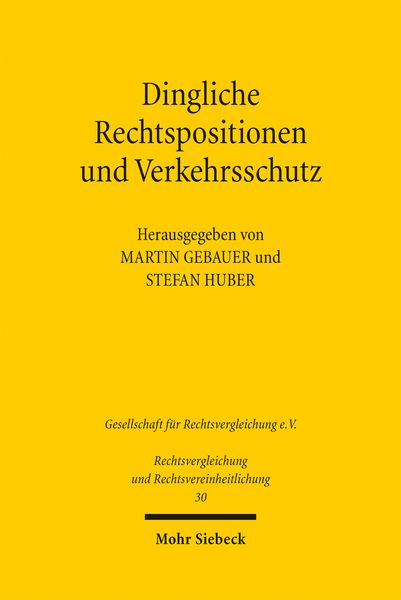 Produktbild: Dingliche Rechtspositionen und Verkehrsschutz