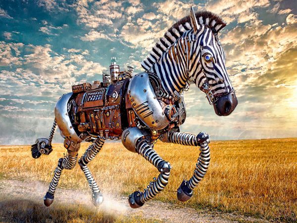 Produktbild: CALVENDO Puzzle Zlatan, das Zebra | 1000 Teile Lege-Gr&ouml;&szlig;e 64x48cm Foto-Puzzle f&uuml;r gl&uuml;ckliche Stunden
