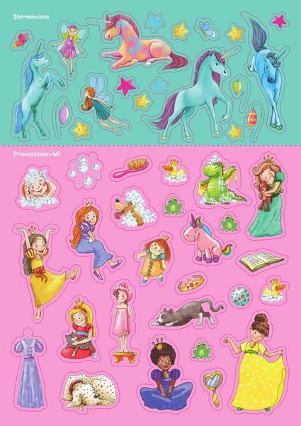 Produktbild: Mein Stickeralbum - Einhorn, Prinzessin, Fee & Co.