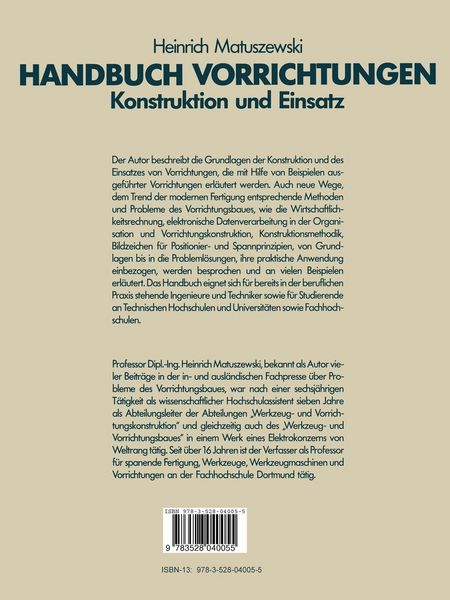 Produktbild: Handbuch Vorrichtungen