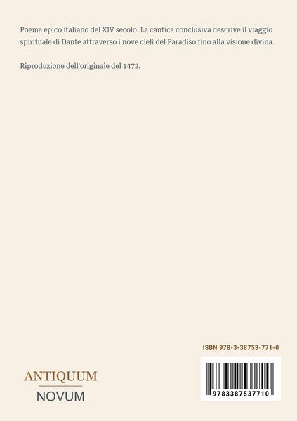 Produktbild: La Divina Commedia