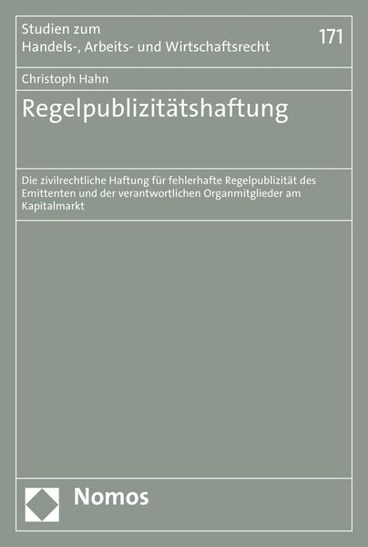 Produktbild: Regelpublizit&auml;tshaftung