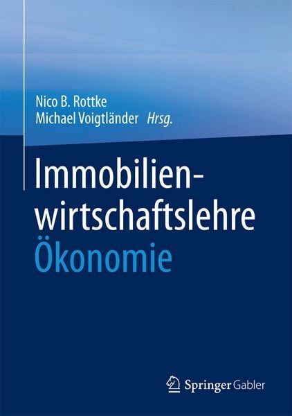 Produktbild: Immobilienwirtschaftslehre - &Ouml;konomie