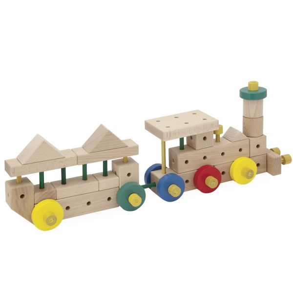 Produktbild: MATADOR 21175 - Maker M175, Baukasten, Holz, 175 Teile, Konstruktionsbaukasten, ab 3 Jahren, Spielend lernen!