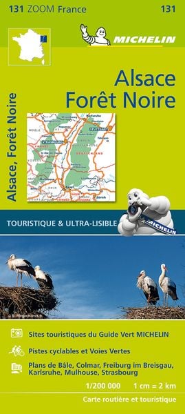 Black Forest, Alsace, Rhine Valley - Zoom Map 131, Karte von Carte Zoom 131, Michelin, 9782067209879