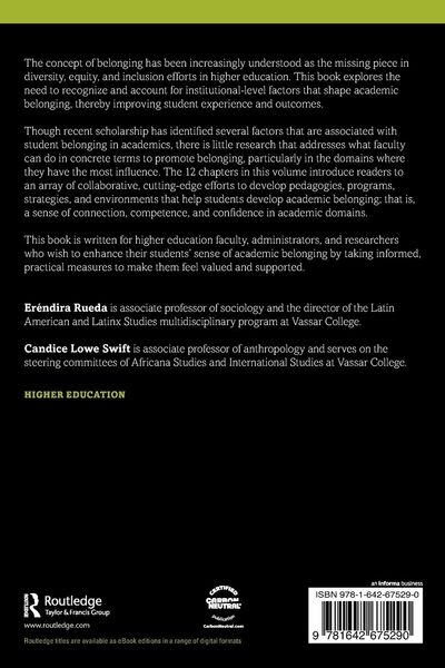 Produktbild: Academic Belonging in Higher Education