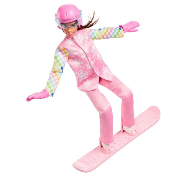 Produktbild: Barbie Snowboarderin Spielset