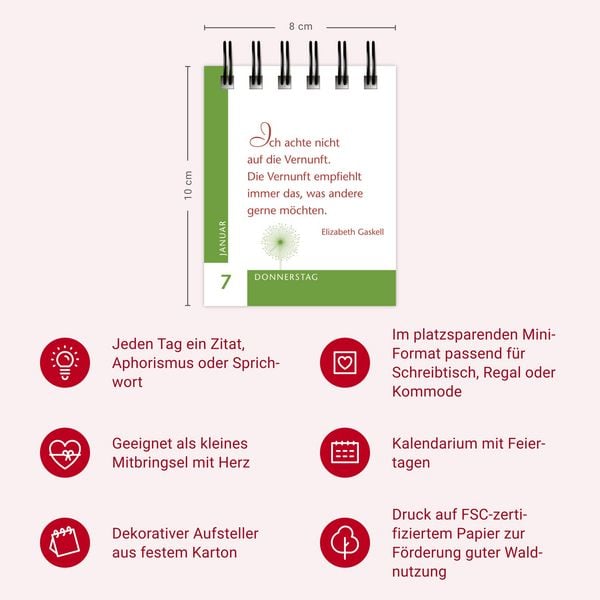 Produktbild: Ein Jahr der Gelassenheit Mini-Geschenkkalender 2027
