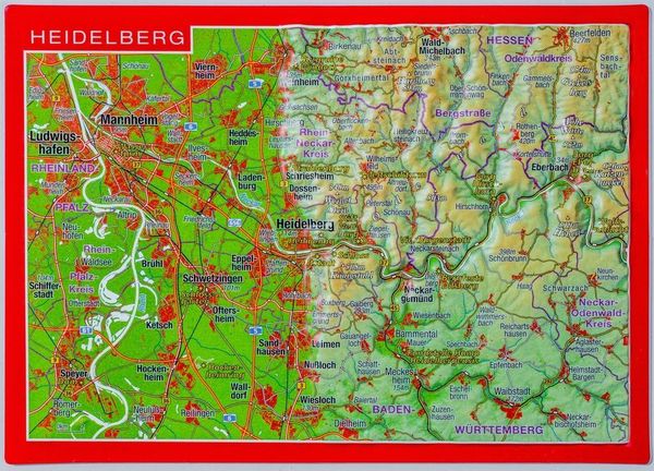 Produktbild: Markgraf, A: Reliefpostkarte Heidelberg