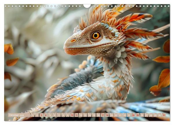 Produktbild: Dino-Babys (Wandkalender 2026 DIN A3 quer), CALVENDO Monatskalender