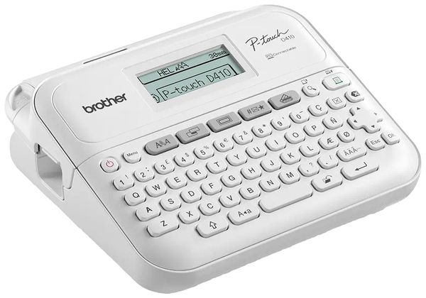 Produktbild: Brother PTD410VPRG1 Beschriftungsger&auml;t Geeignet f&uuml;r Schriftband: TZe 3.5 mm, 6 mm, 9 mm, 12 mm, 18 mm