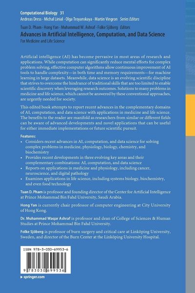 Produktbild: Advances in Artificial Intelligence, Computation, and Data Science