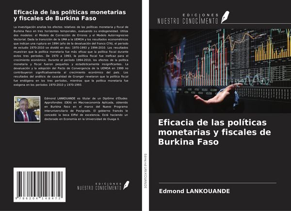 Produktbild: Eficacia de las pol&iacute;ticas monetarias y fiscales de Burkina Faso