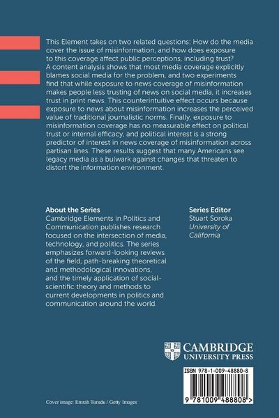 Produktbild: How News Coverage of Misinformation Shapes Perceptions and Trust