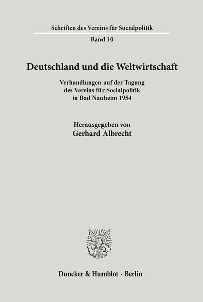 Produktbild: Deutschland und die Weltwirtschaft.