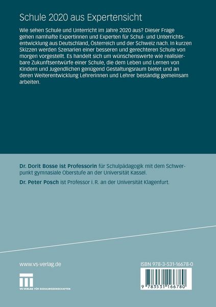 Produktbild: Schule 2020 aus Expertensicht