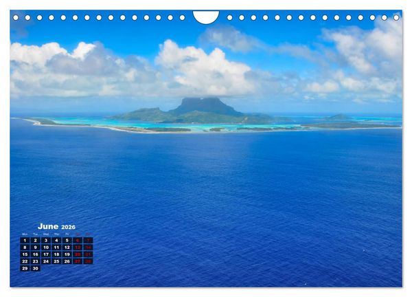 Produktbild: Bora Bora (Wall Calendar 2026 DIN A4 landscape), CALVENDO 12 Month Wall Calendar