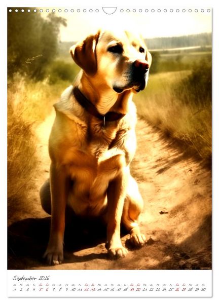 Produktbild: Der Labrador (Wandkalender 2026 DIN A3 hoch), CALVENDO Monatskalender