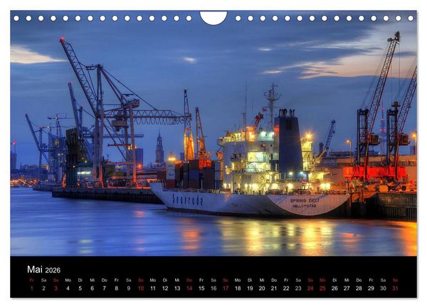 Produktbild: Hamburg (Wandkalender 2026 DIN A4 quer), CALVENDO Monatskalender