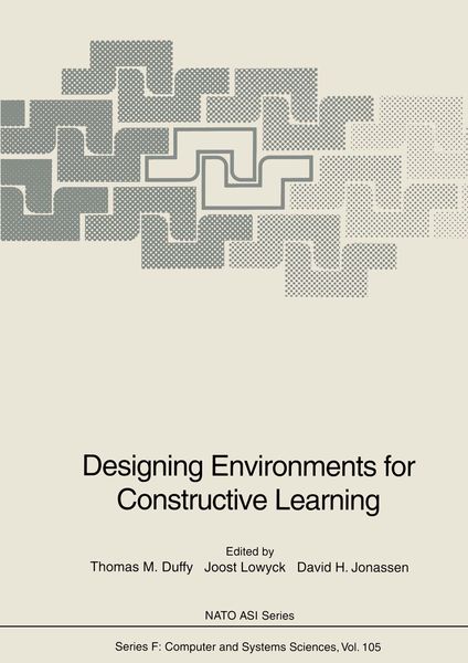 Produktbild: Designing Environments for Constructive Learning