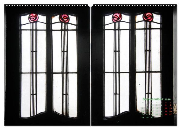 Produktbild: ArtDeco by Charles Rennie Mackintosh (hochwertiger Premium Wandkalender 2026 DIN A2 quer), Kunstdruck in Hochglanz