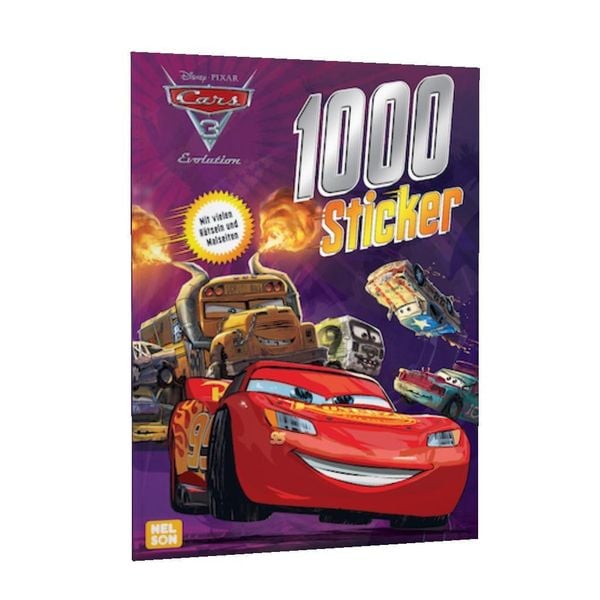 Produktbild: Disney Cars 3: 1000 Sticker